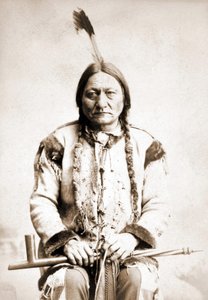 Porträt von Sitting Bull, Indianerhäuptling, um 1886