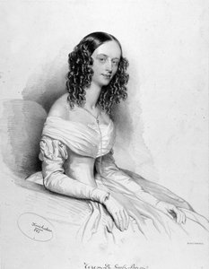 Porträt von Teresa De Giuli Borsi, italienische Sopranistin von Unknown artist