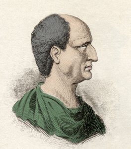 Porträt von Themistokles, Staatsmann und athenischer General (525-460 v. Chr.). Gravur des 19. Jahrhunderts