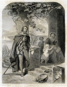 Porträt von Torquato Tasso, genannt in Französisch Le Tasse (1544 - 1595) von Unknown artist