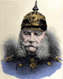 Porträt von Wilhelm I. (1797-1888), König von Preußen und Kaiser von Deutschland. Gravur aus dem späten 19. Jahrhundert. von Unknown artist