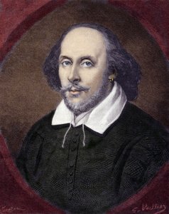 Porträt von William Shakespeare (1564-1616), englischer Dramatiker von Unknown artist