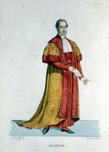 Porträt eines päpstlichen Senators des Vatikanstaates von Unknown artist