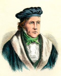 Porträt des deutschen Philosophen Georg Wilhelm Friedrich Hegel von Unknown artist