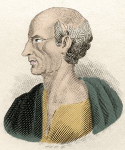 Porträt des griechischen Philosophen Antisthenes (444-365 v. Chr.) von Unknown artist