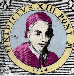 Porträt von Papst Benedikt XIII. (1724-1730) (1649-1730)