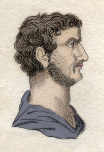 Porträt des römischen Kaisers Hadrian (Publius Aelius Hadrianus) (76-138 n. Chr.)