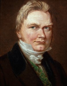 Porträt des schwedischen Chemikers Jöns Jacob Berzelius (1779-1848) Anonymes Gemälde. 19. Jahrhundert. Bibliothek der Königlich Schwedischen Akademie der Wissenschaften, Stockholm von Unknown artist