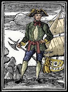 Porträt des Piraten Edward England