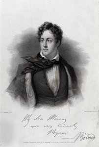 Porträt des Dichters George Gordon Byron (1788-1824) von Unknown artist