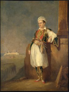Porträt des Dichters Lord George Noel Byron von Unknown artist