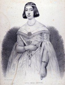 Porträt der Sängerin Anna de La Grange (1824-1909).