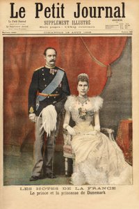 Porträts des Prinzen und der Prinzessin von Dänemark, Frederik VIII (Frederik VIII von Dänemark).