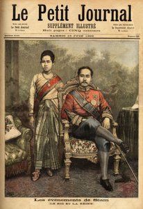Porträts des Königs von Siam, Rama V oder Chulalongkorn
