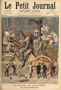 Präsentation und Montage von Karnevalswagen im Palais de l