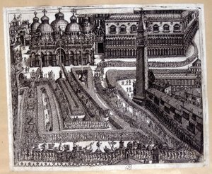 Prozession in Venedig im 17. Jahrhundert von Unknown artist