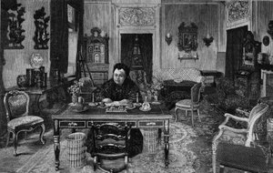 Königin Victoria von England in der Villa Palmieri in Florenz im Jahr 1893 von Unknown artist