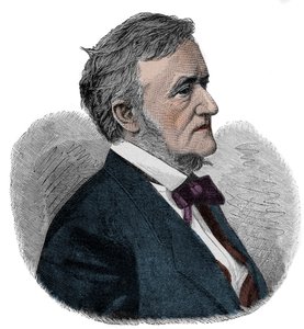 RICHARD WAGNER (1813-1883) deutscher Komponist - Gravur