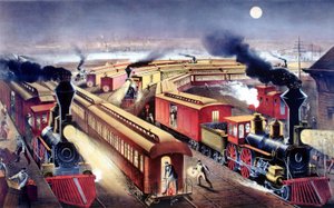 Eisenbahn in den Vereinigten Staaten von Unknown artist