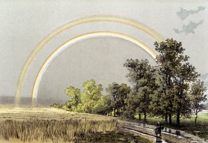 Regenbogen - in „Die Atmosphäre: Beschreibung der großen Naturphänomene“ von Camille Flammarion von Unknown artist