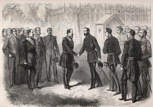 Empfang von Karl XV. (Carl XV.) von Unknown artist