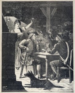 Repere mal fame in Cartridge König der Banditen, populärer Roman des späten 19. Jahrhunderts von Jules de Grandpre