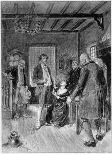Aufführung im Odeon-Theater des Melodramas in drei Akten und fünf Gemälden „L