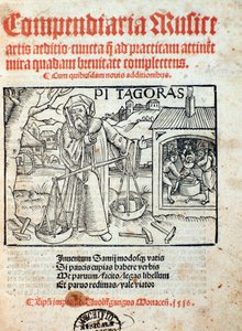 Darstellung von Pythagoras, aus Compendiara musica (1516)