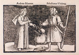 Darstellung von Sebastian Virdung (Gravur) von Unknown artist