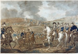 Darstellung der Schlacht von der Moskowa in Borodino am 7. September von Unknown artist