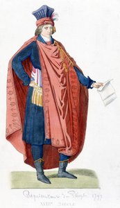 Vertreter des Volkes während der Französischen Revolution von 1792 von Unknown artist