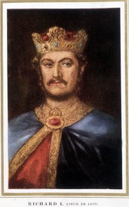 Richard I. Löwenherz - nach einer Gravur des British Museum