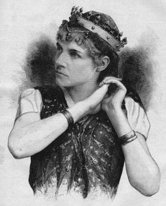 Rose Caron (1857-1930), französische Sängerin in Salammbo von Louis Etienne Ernest Reyer im Jahr 1892 von Unknown artist