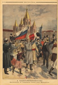 Russische Freiwillige in Sankt Petersburg für die französische Expedition nach Madagaskar von Unknown artist