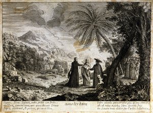 Satirische Vignette gegen den Jansenismus von Unknown artist