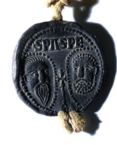 Siegel aus der Zeit von Papst Bonifatius VIII. (Benedetto Caetani genannt Bonifatius VIII.) von Unknown artist