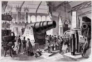 Abteilung der preußischen Metallurgie (Kanone) in der Maschinenhalle von Unknown artist