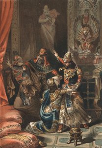 Semiramis, legendäre Königin von Assyrien und Babylonien, und ihr Sohn Ninias. von Unknown artist