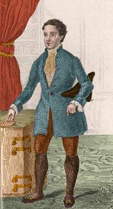 Zeitalter der Aufklärung: Porträt von Denis Diderot (1713-1784), französischer Schriftsteller und Philosoph. Gravur von 1876. von Unknown artist