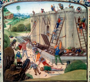 Belagerung von Brest (1386 n. Chr.) von Unknown artist