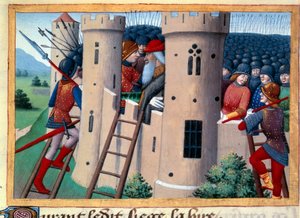 Belagerung von Chateau Gaillard durch La Hire und Befreiung von Barbazan von Unknown artist