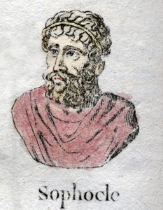 Sophokles (ca. 496-406 v. Chr.), griechischer Tragödiendichter von Unknown artist