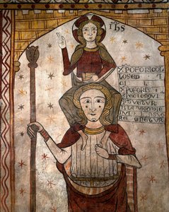 St. Christophorus trägt das Jesuskind von Unknown artist