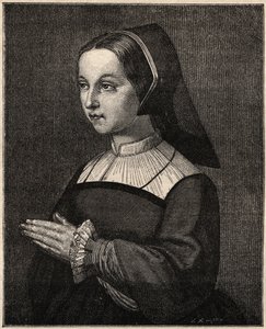 St. Jane Frances de Chantal - Porträt von Sainte Jeanne-Francoise (Jeanne Francoise Fremyot, Baronin von Rabutin de Chantal) von Chantal Gründerin der Heimsuchung (1572-1641) (Porträt von St. Jane Frances de Chantal (Jeanne-Francoise Fremyot, Baronin von C von Unknown artist