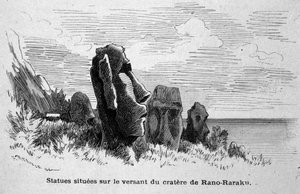 Statuen auf der Osterinsel (Rapa Nui), Polynesien von Unknown artist