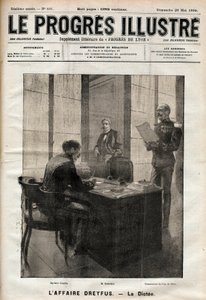 Der Dreyfus-Fall - Der Brief, der Alfred Dreyfus am 15. Oktober diktiert wurde