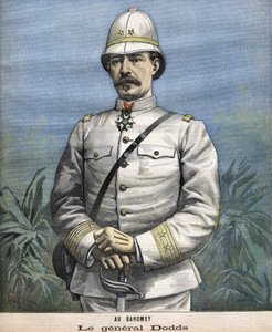 Der französische General Alfred Amédée Dodds (1842-1922) in Benin (Dahomey) im Jahr 1892 von Unknown artist