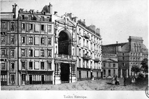 Das Historische Theater im 19. Jahrhundert - Gravur, Carnavalet von Unknown artist