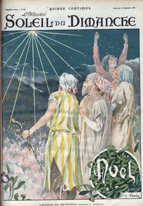 Der Stern von Bethlehem. Gravur in „The Sun-of-Sunday“, 26. Dezember von Unknown artist