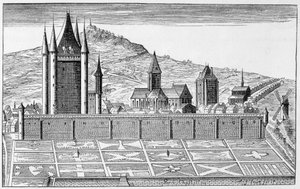 Der Tempelturm, nach einem Druck der Topographie von Paris - Gravur von Unknown artist